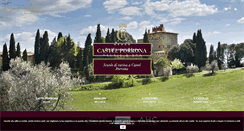 Desktop Screenshot of castelporrona.it